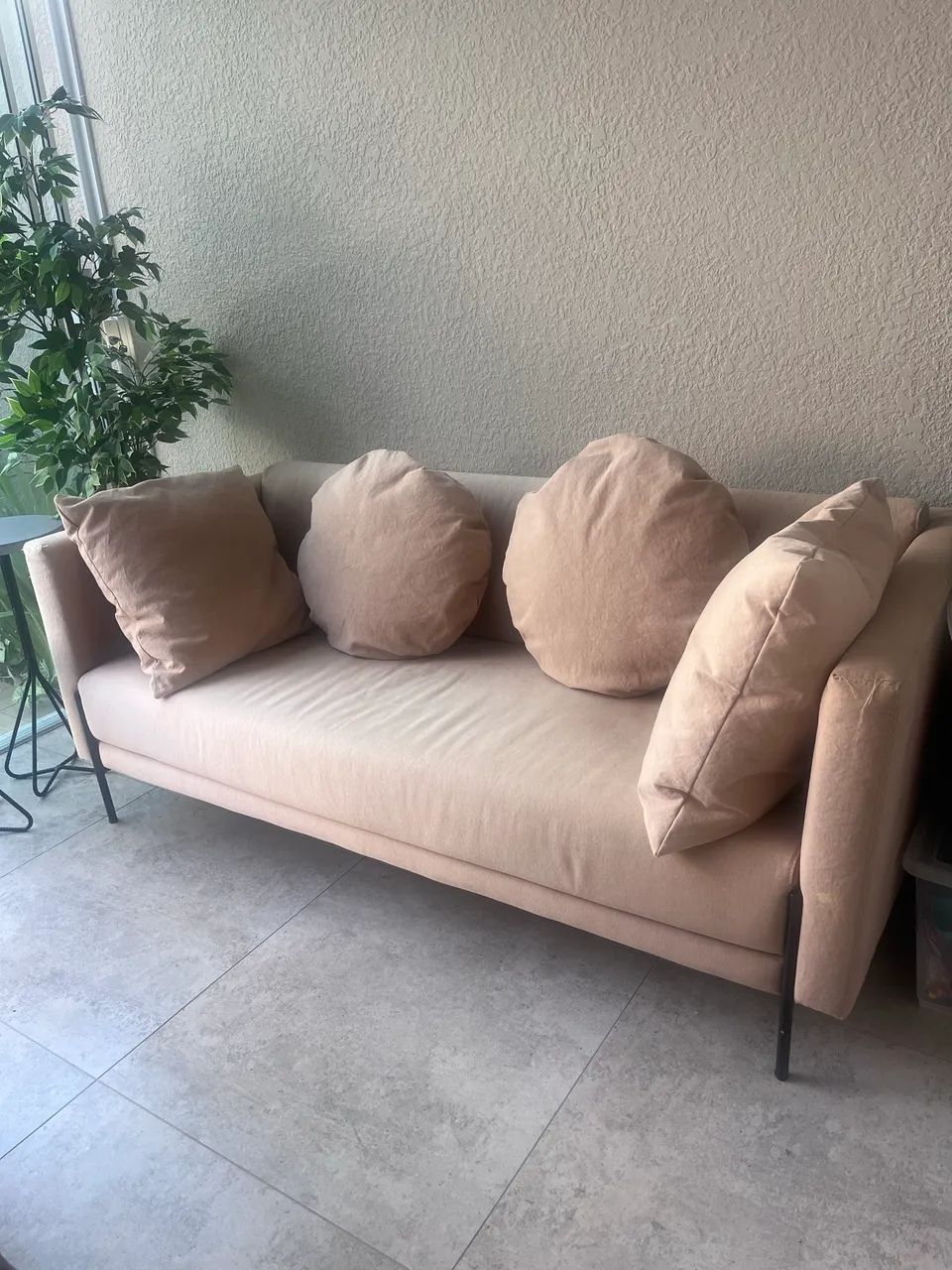 Vendo sof á de Lona - R$500 - Foto 2