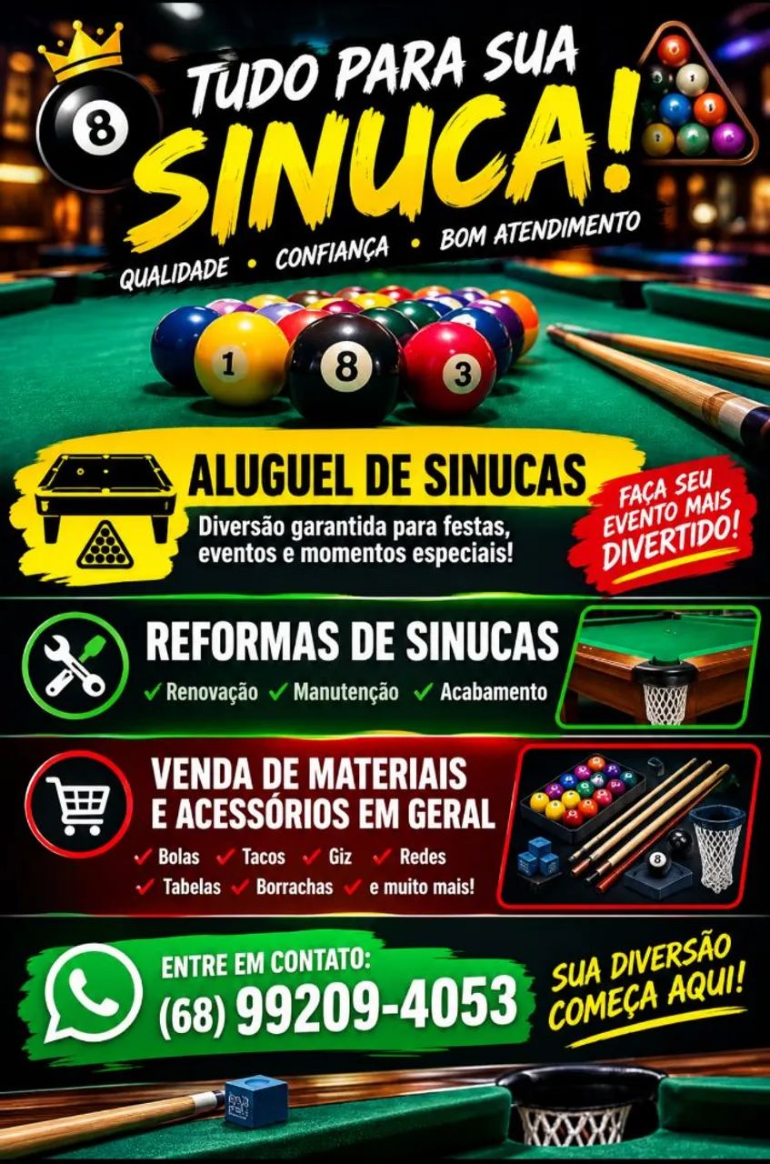 Sinucas novas 