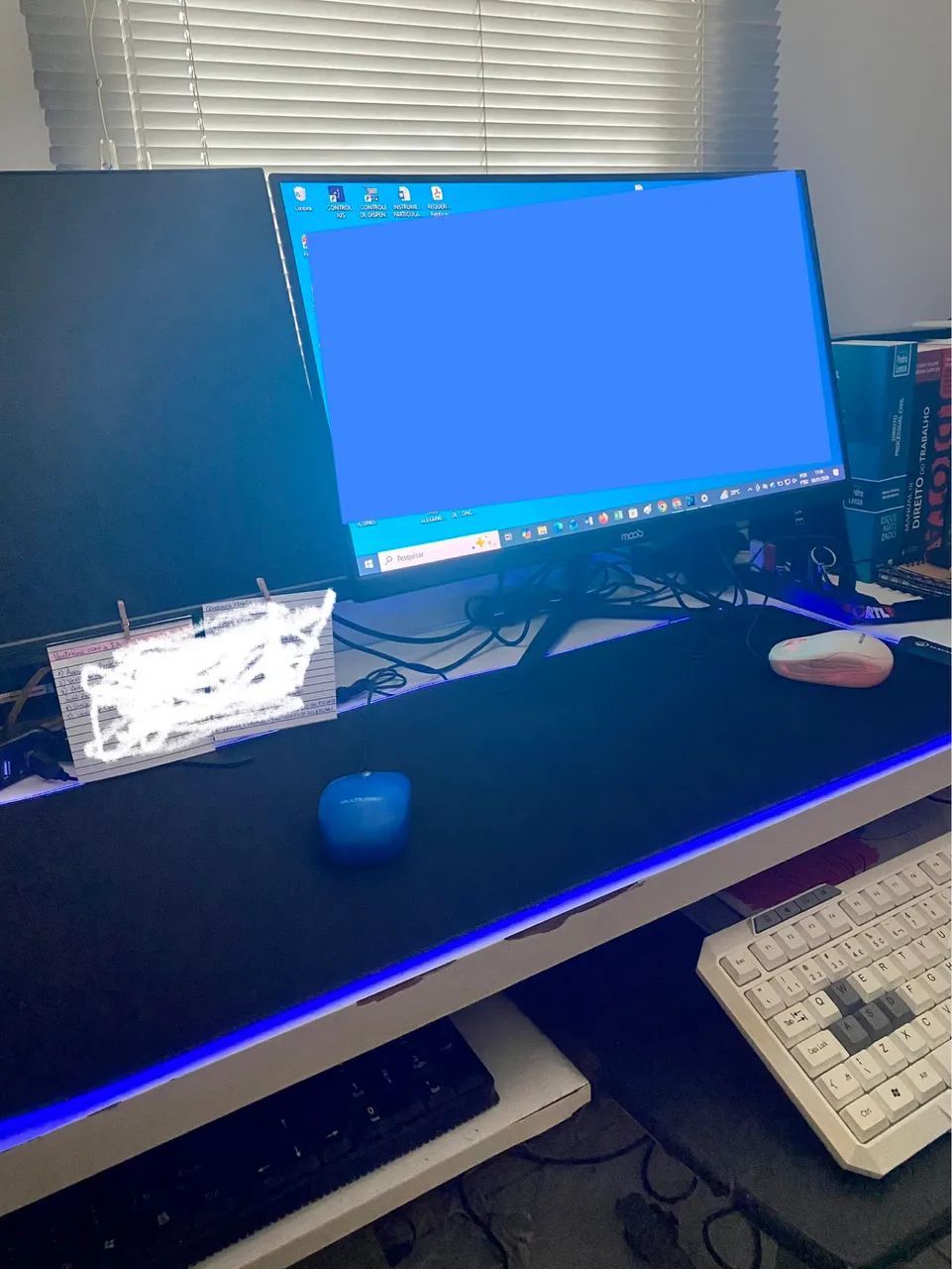 Mouse pad gamer com led. PRODUTO NOVO - Foto 5