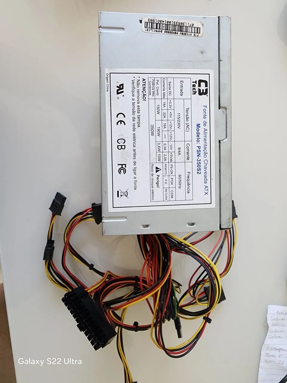 Fonte ATX  350W C3 TECH PARA PC