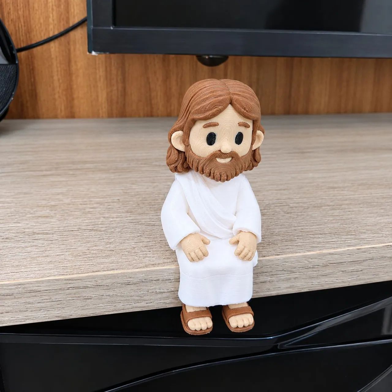 Decoração Mini Jesus Cristo 7cm Presente Religioso - Foto 2