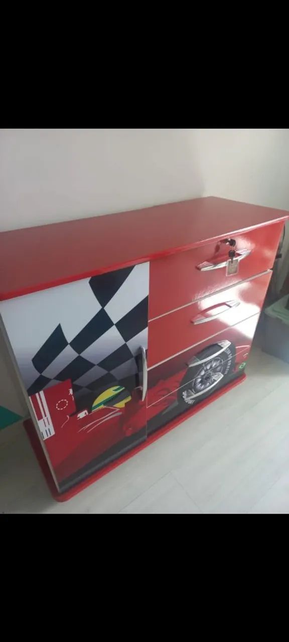 Cama carro com comoda - Foto 5