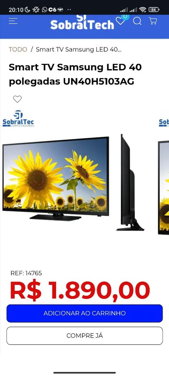 televisão Samsung 40 polegadas  - Foto 2
