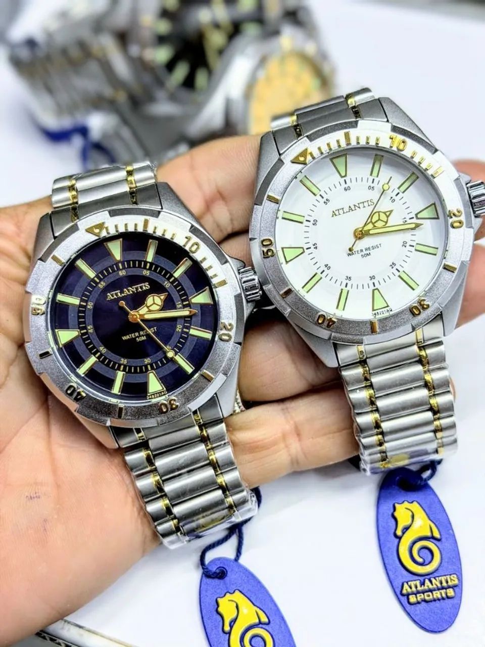 Relógio Atlantis original modelo technos 
