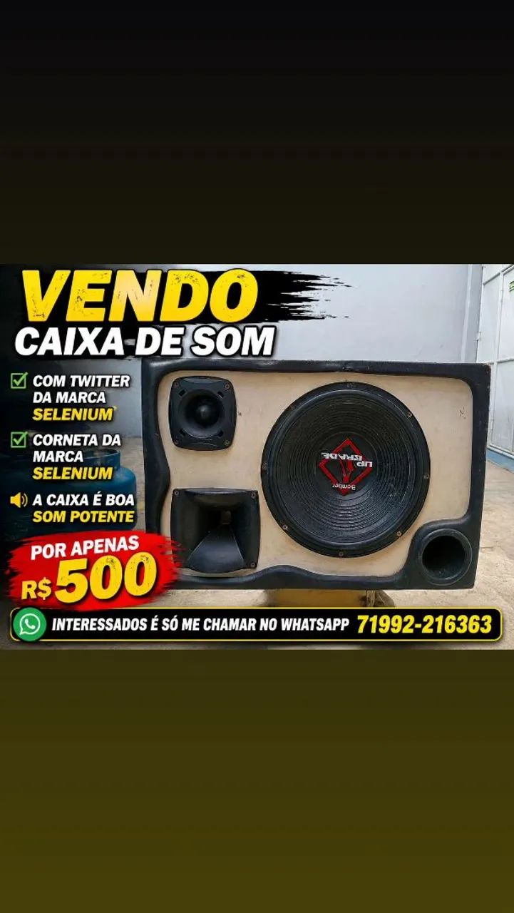 Vendo caixa de som