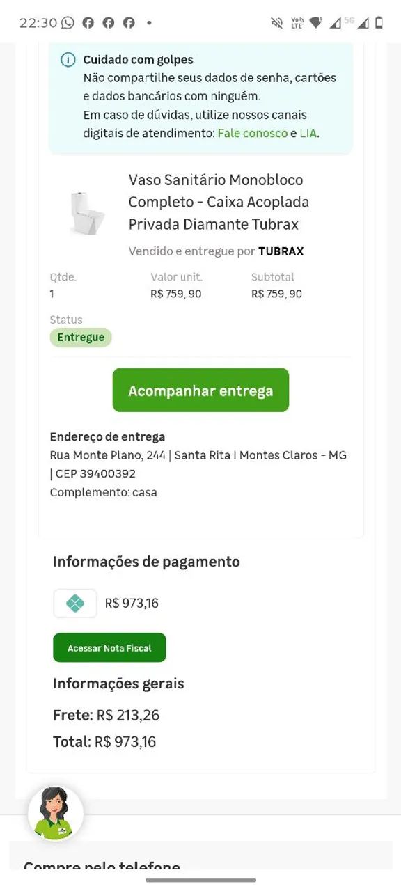 Vazo sanitário caixa aclompada - Foto 3