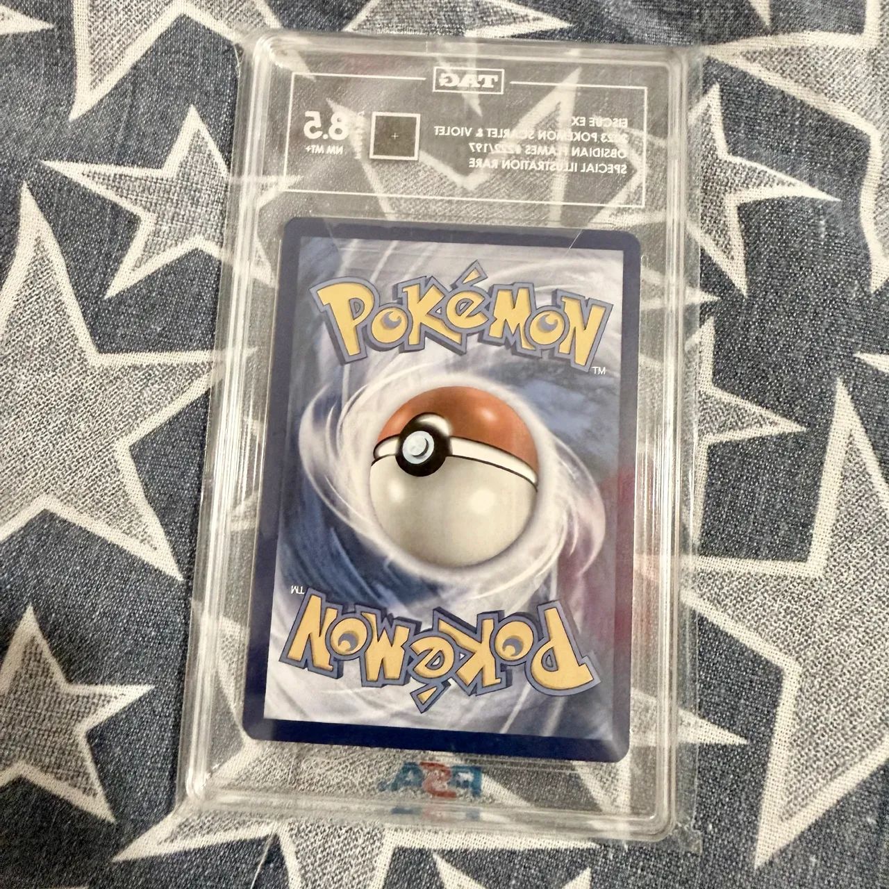 Carta Graduada Pokémon TAG 8.5 - Eiscue ex, EN - Foto 2