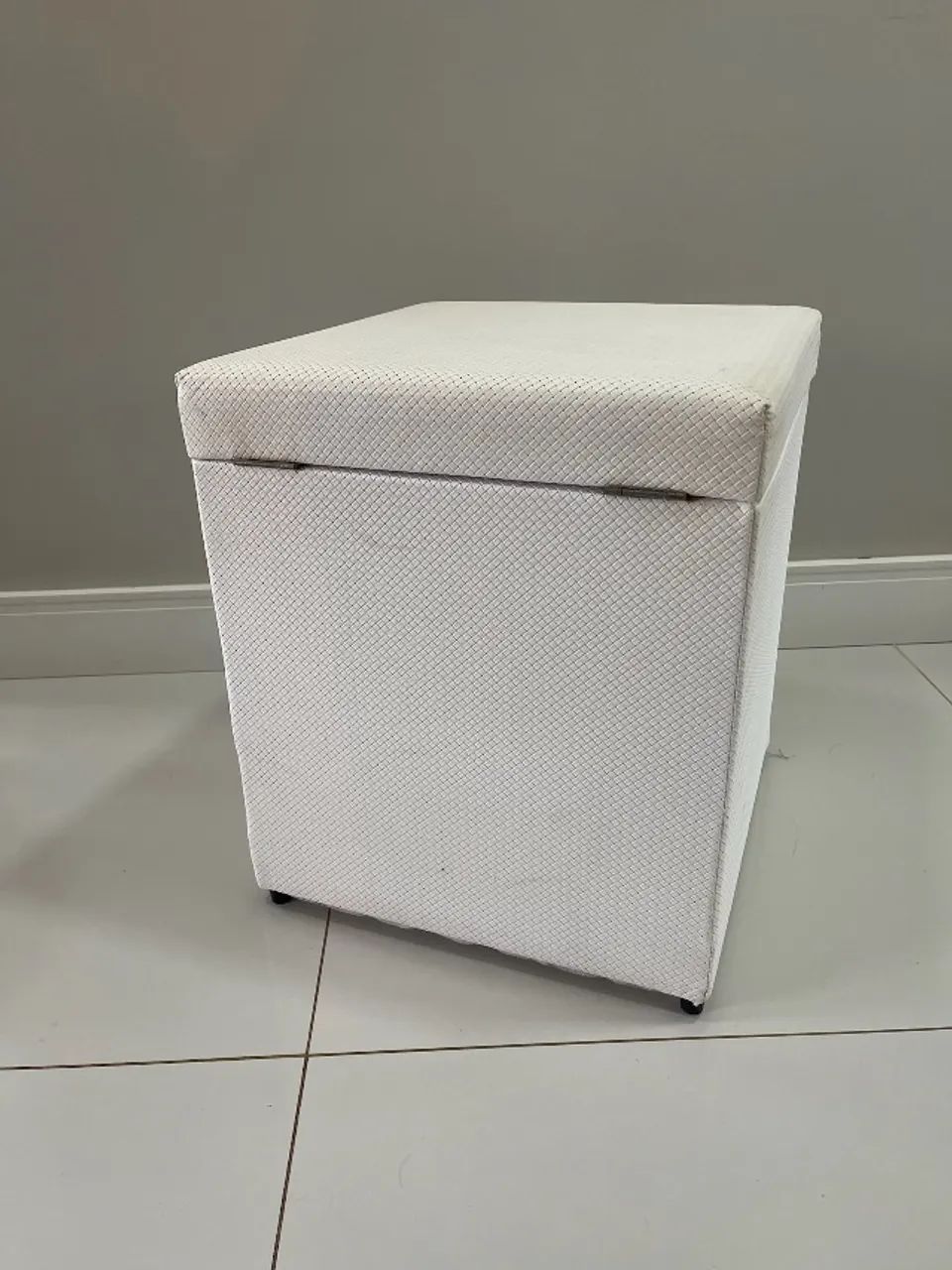 Puff baú branco - Foto 2