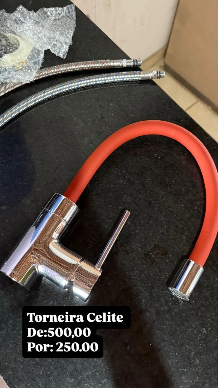 Torneiras com 50% desconto