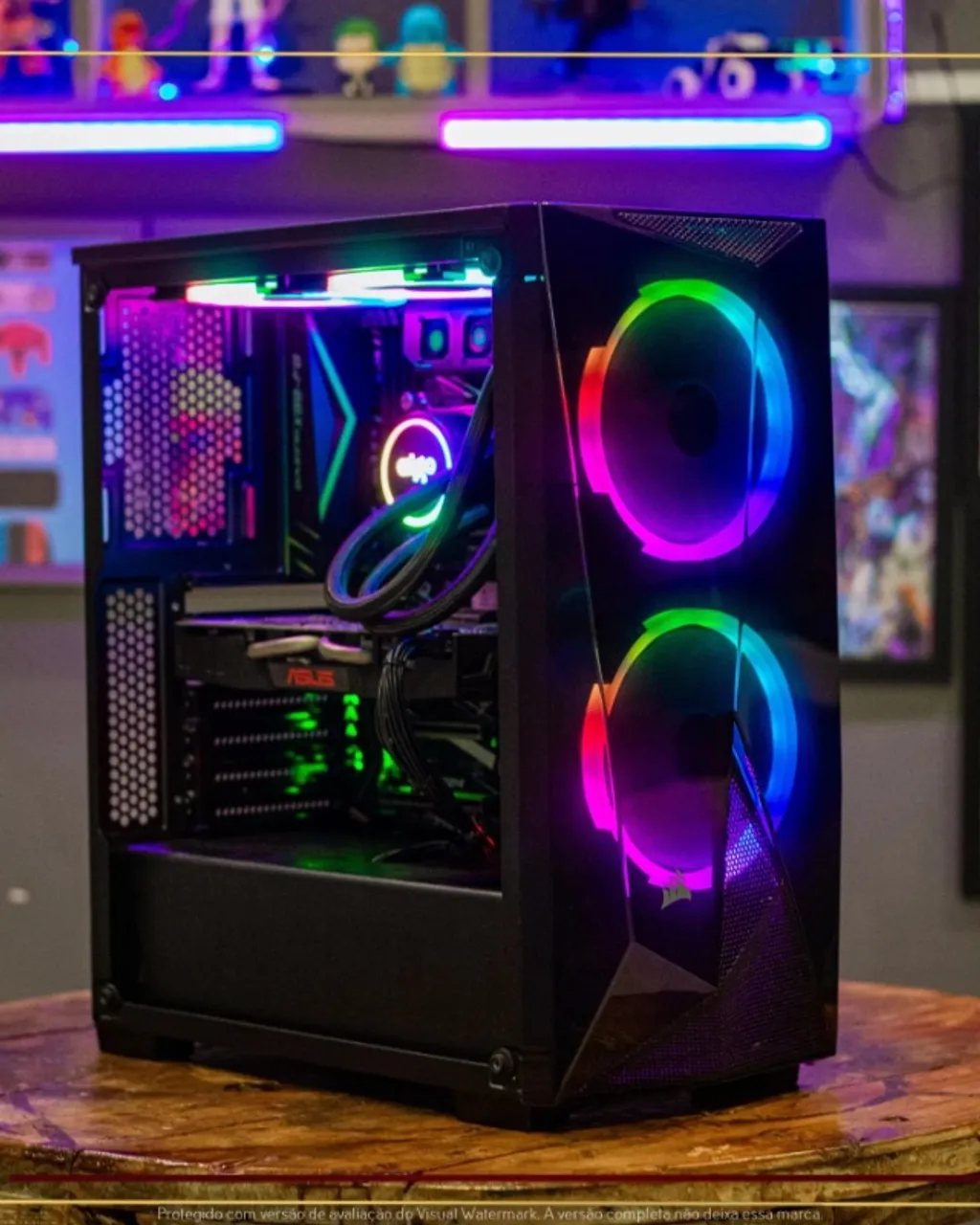 PC Gamer Ryzen 5 5600, 32gb, 512gb Nvme, RX 5700 XT, Fonte 500W