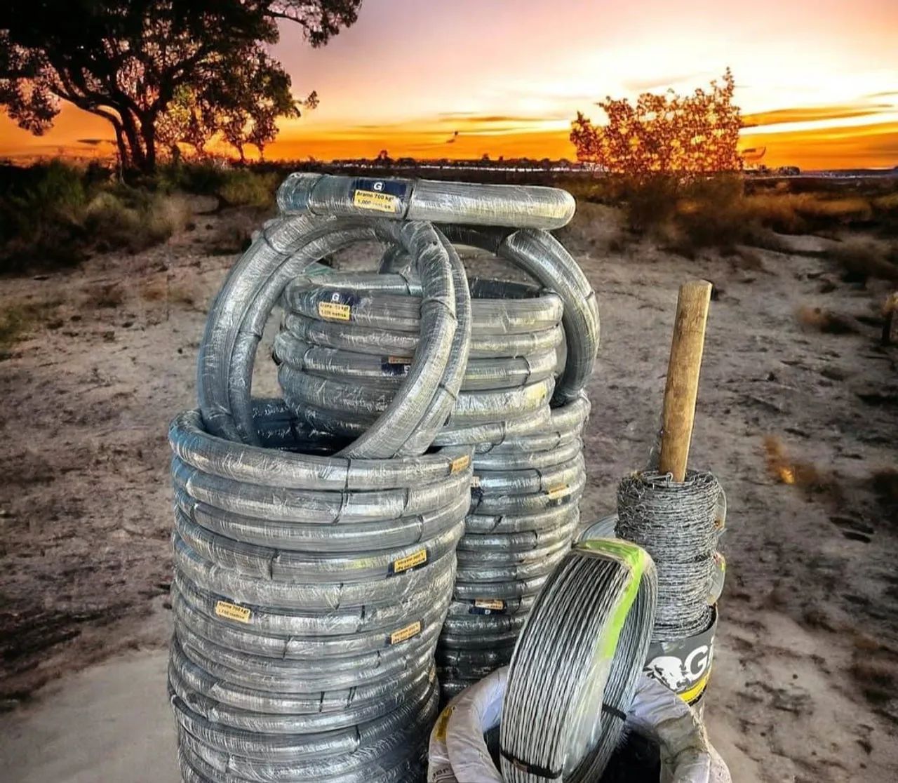 Eletrix arame de choque arame liso belgo mineiro z700  - Foto 5