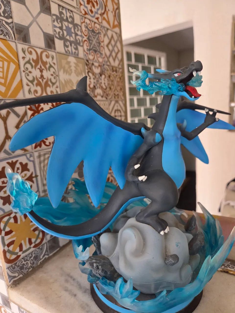 Mega Charizard X - Estátua - Pokemon - Foto 3
