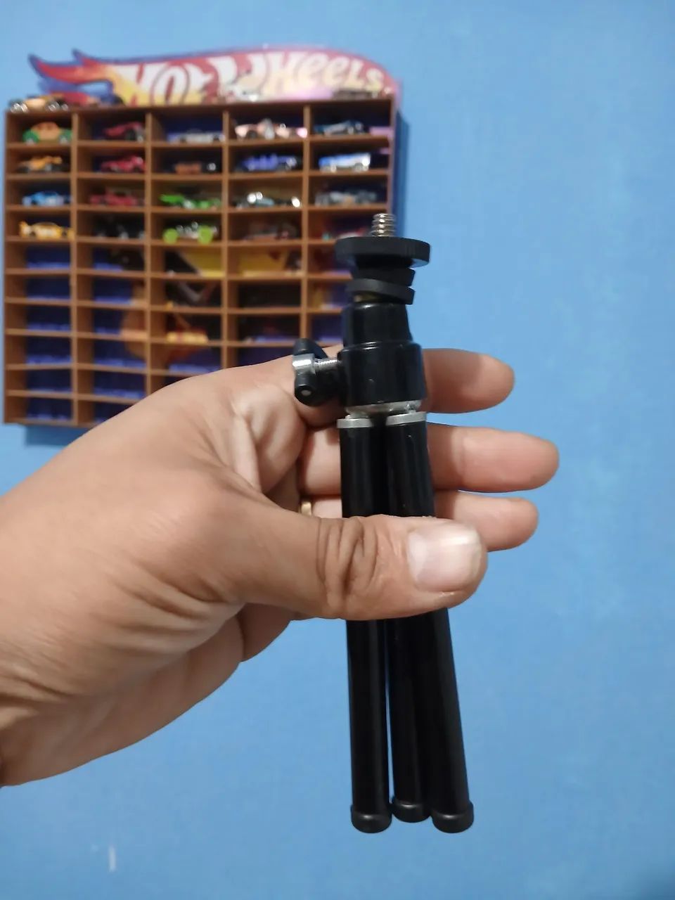 Tripé preto metálico para cameras  - Foto 2