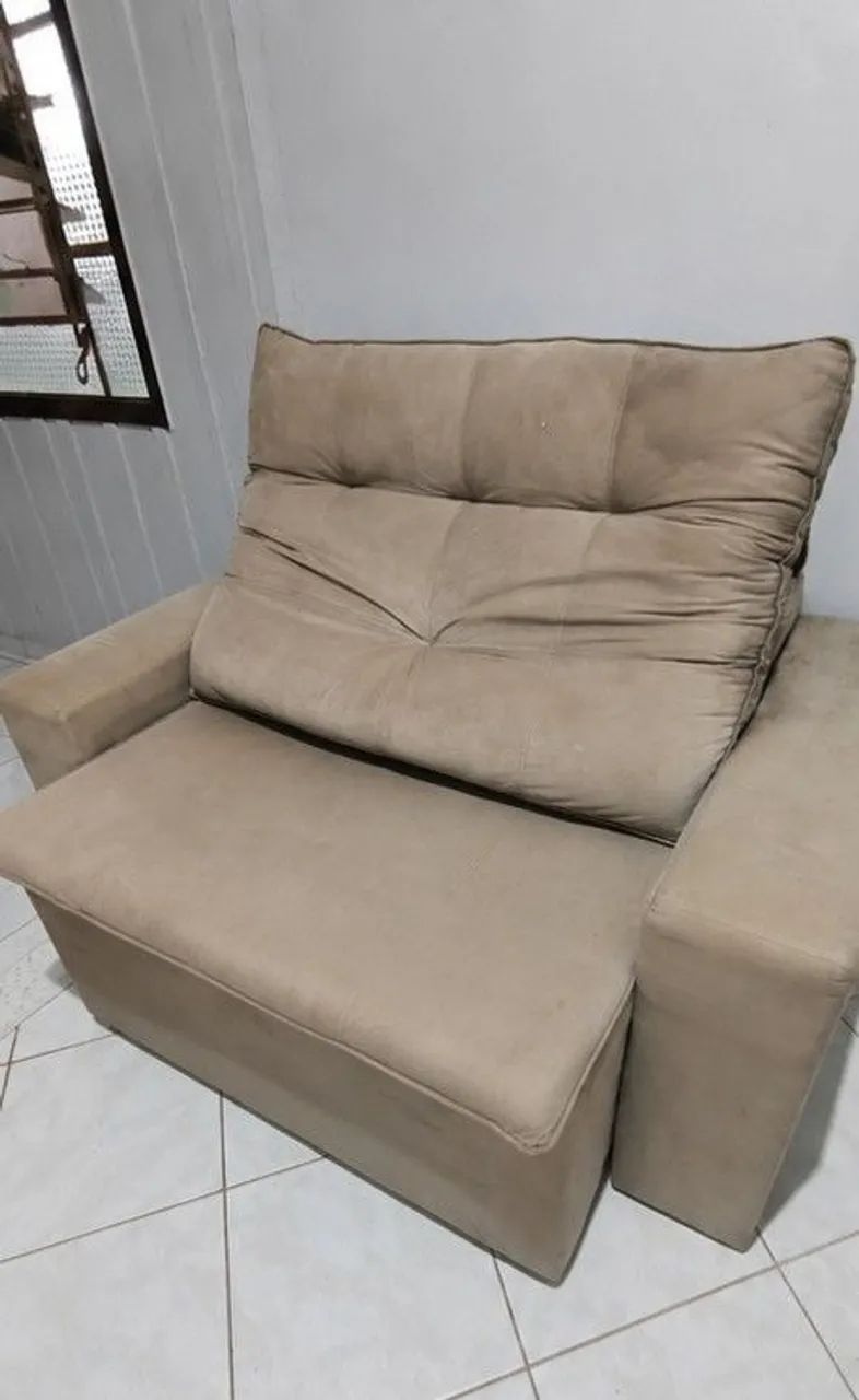 SOFÁ 1,60 retrátil e reclinável (pequeno) - Foto 4