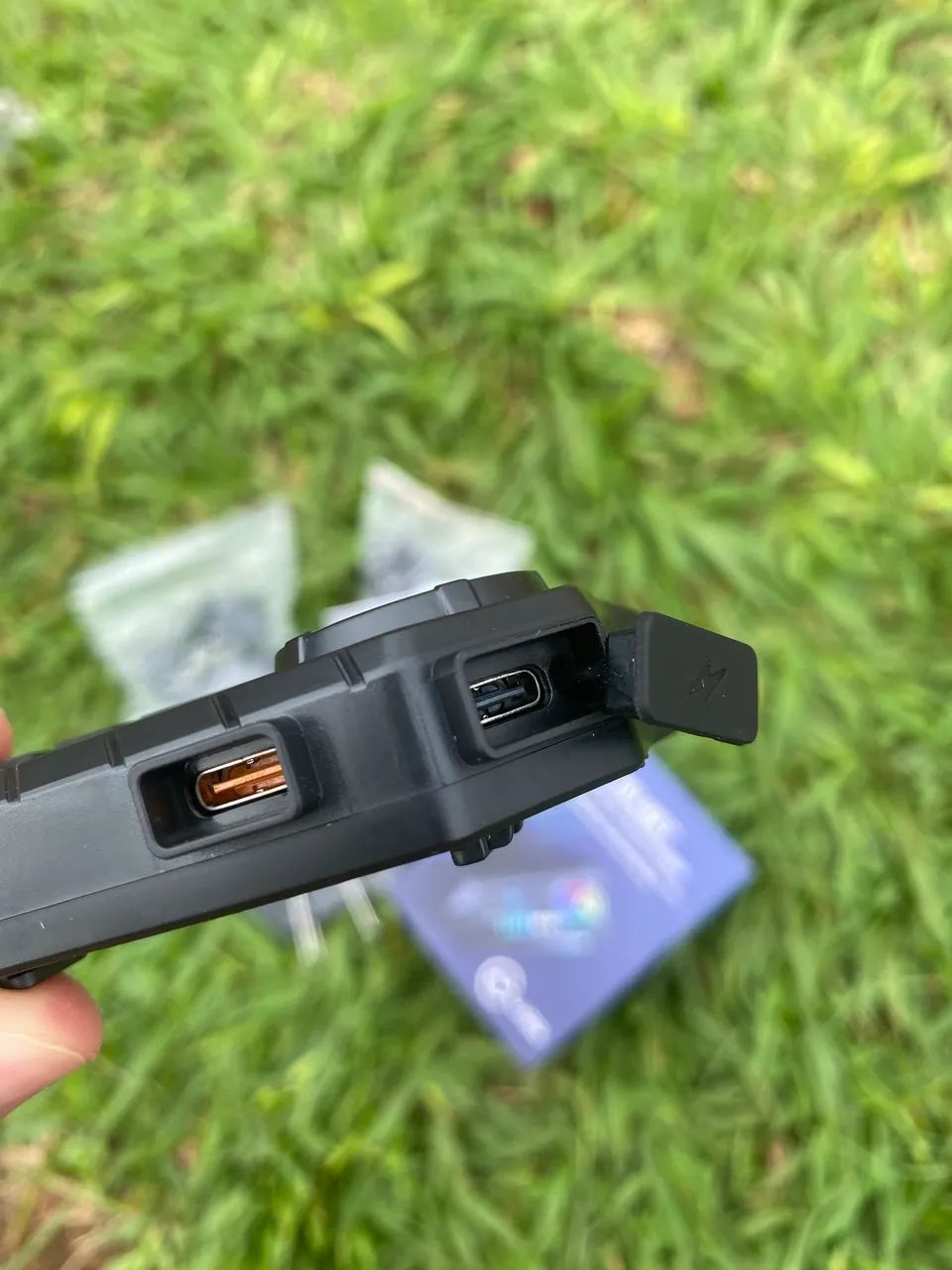 Fone de Ouvido para Capacete com microfone  - Foto 4