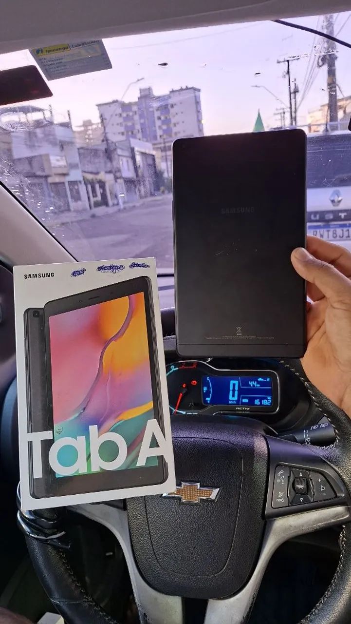 TABLET TAB A SAMSUNG pega chip faz ligacao 8 polegadas e 32Gbs com capa e carregador - Foto 4