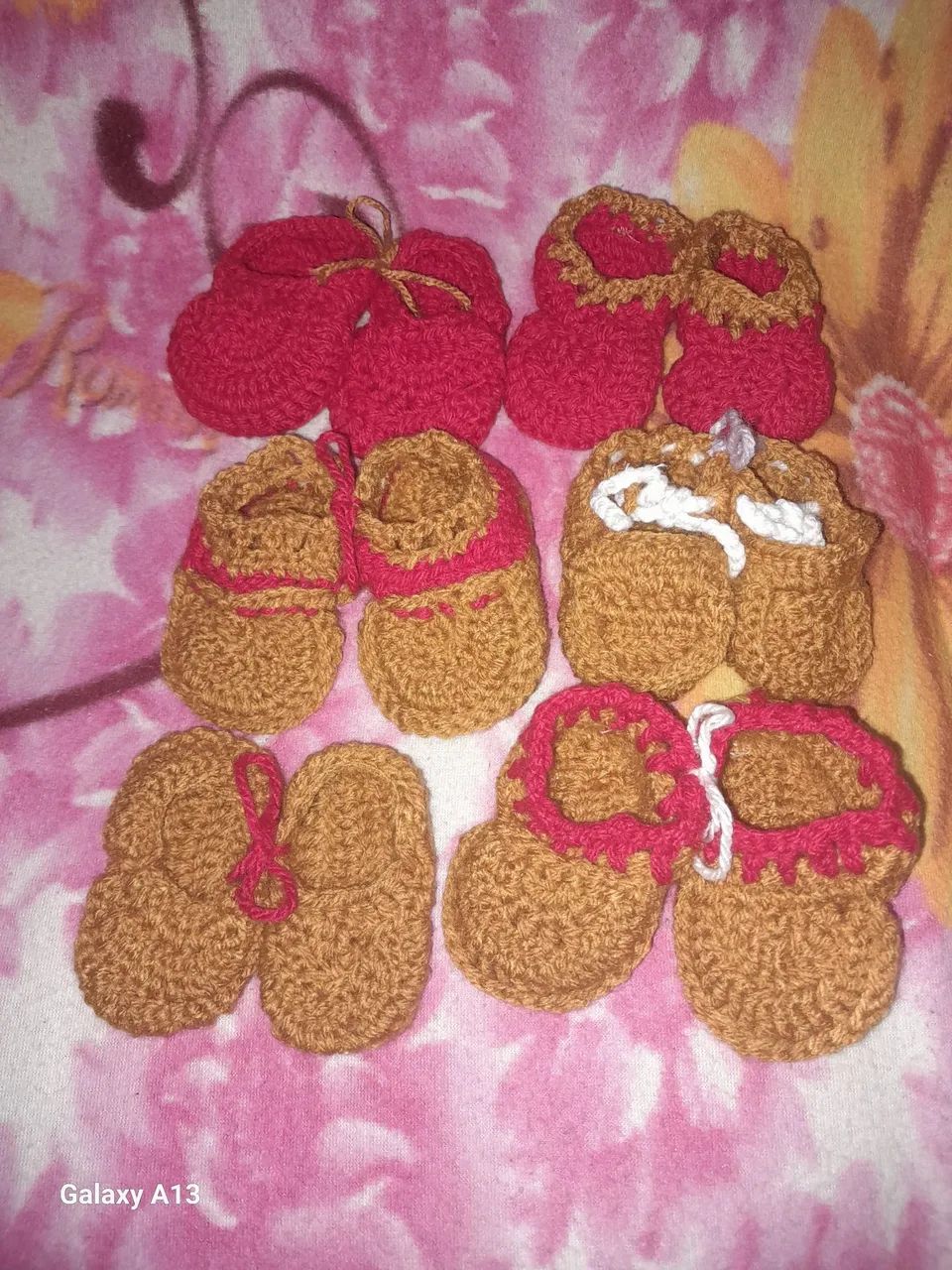 Sapatinhos de Bebê de Lá. - Foto 5