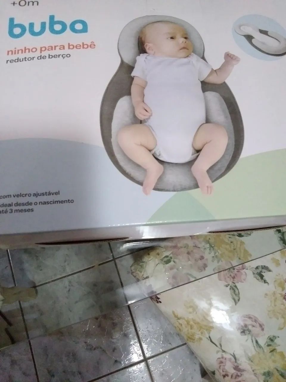 Ninho para bebê (redutor de berço). - Foto 5