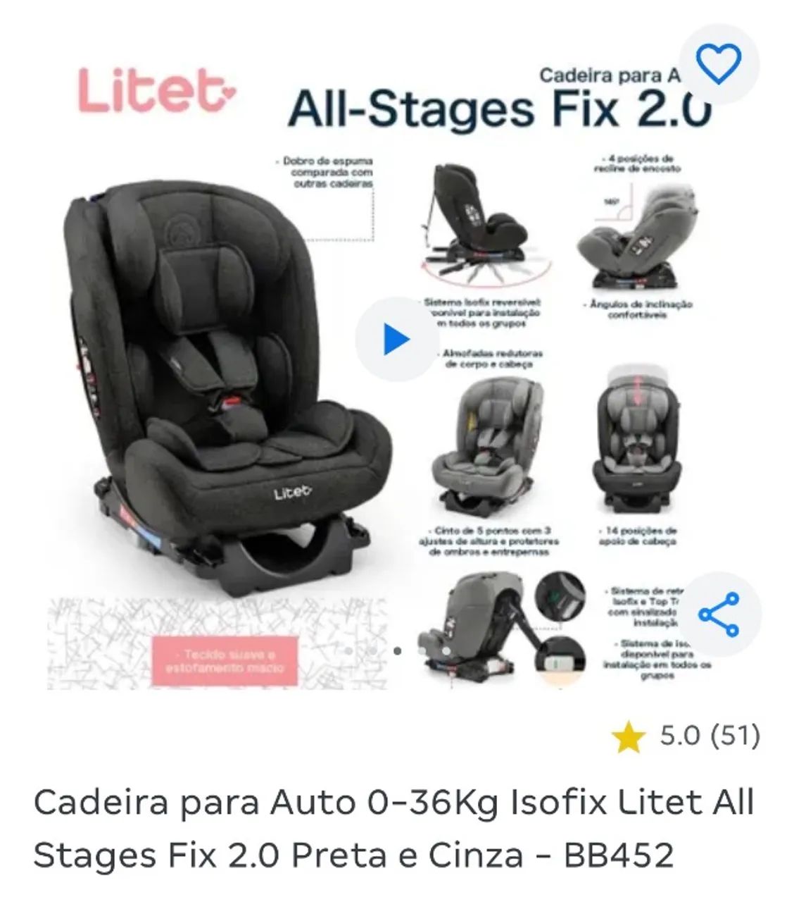 Cadeirinha para automóvel  - Foto 3