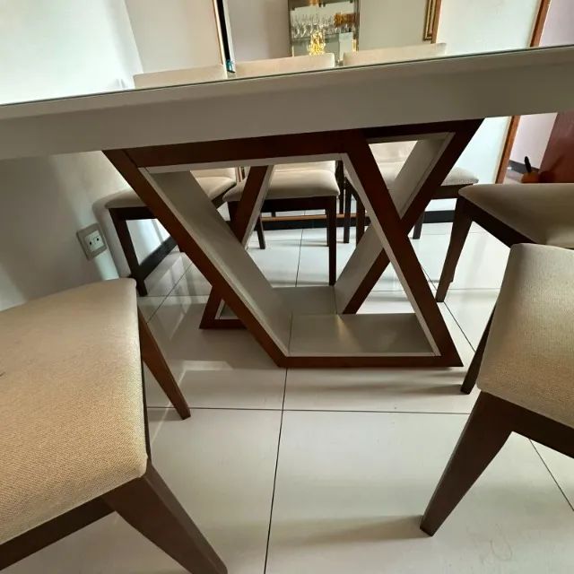 Mesa de jantar com cadeiras - Foto 2