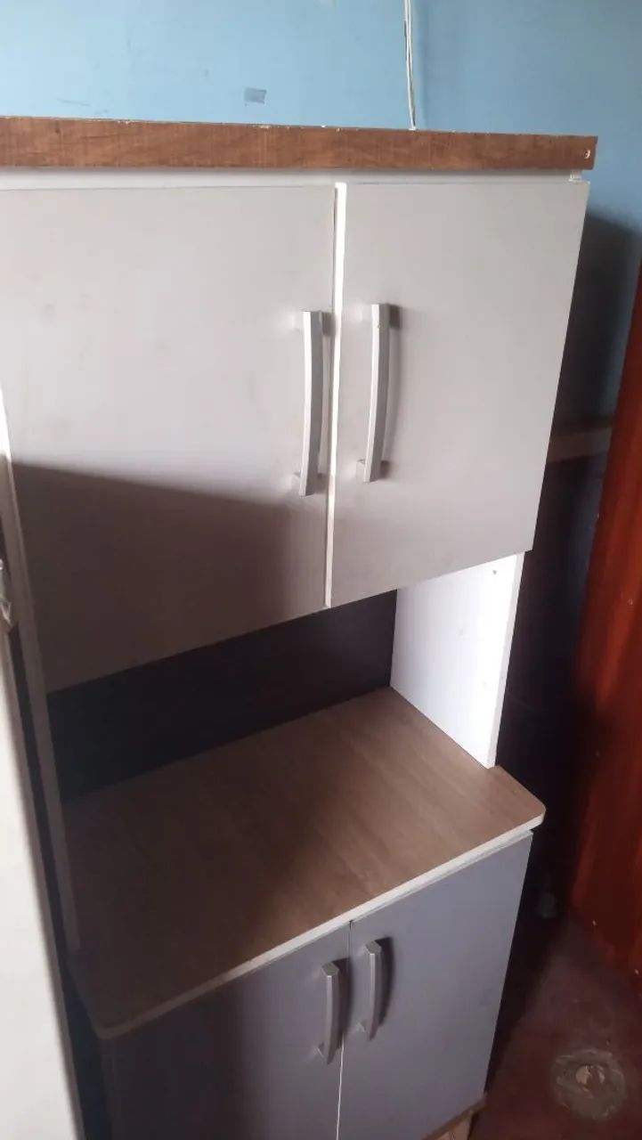 Armário Multiuso com Portas e Nichos simples mais funcional bom para começar ou para guard - Foto 2