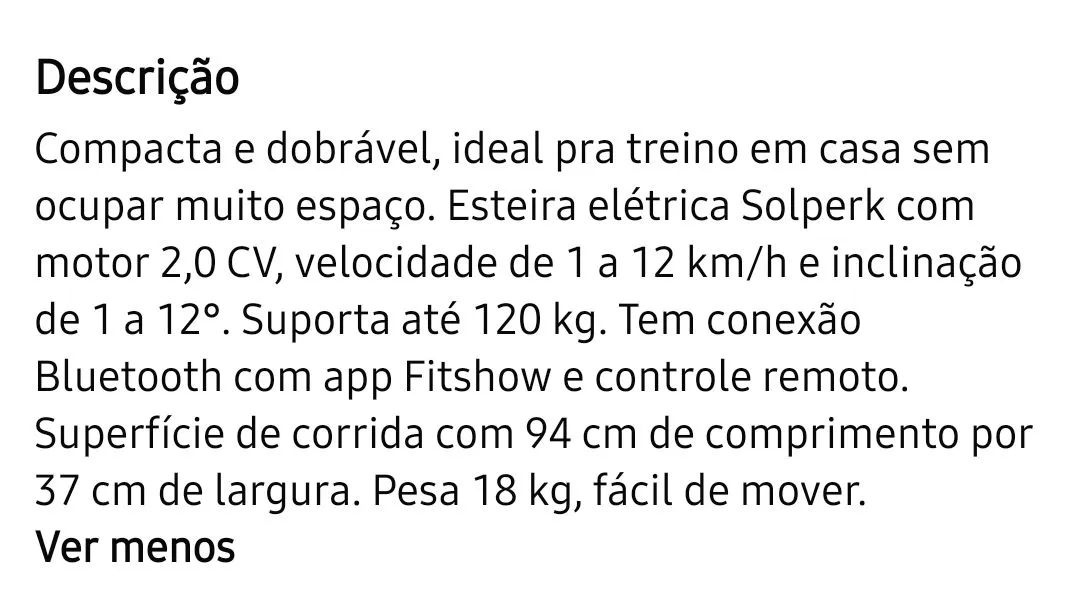 Esteira eletrica para caminhada e corrida - Foto 4