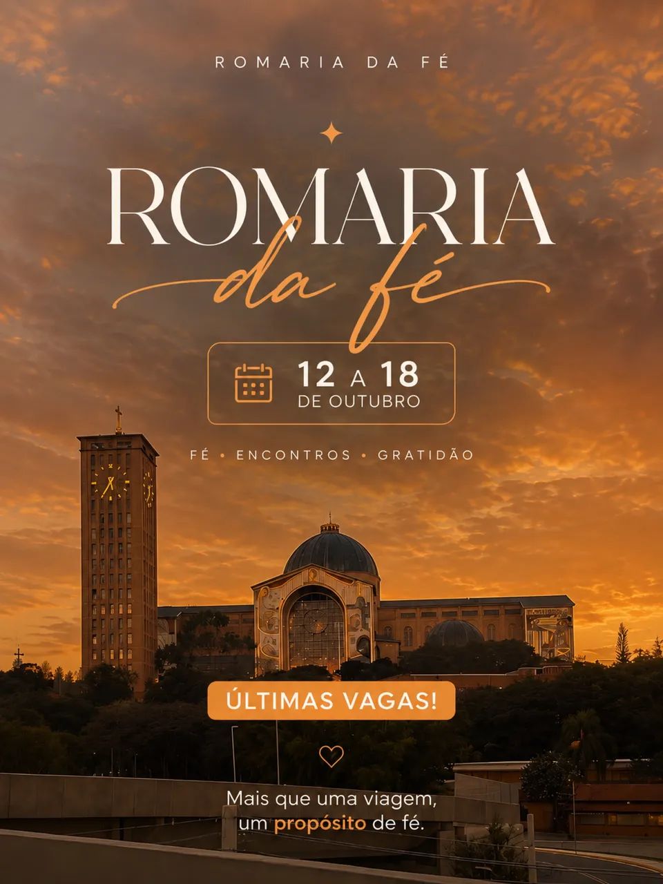 Romaria para Aparecida do Norte