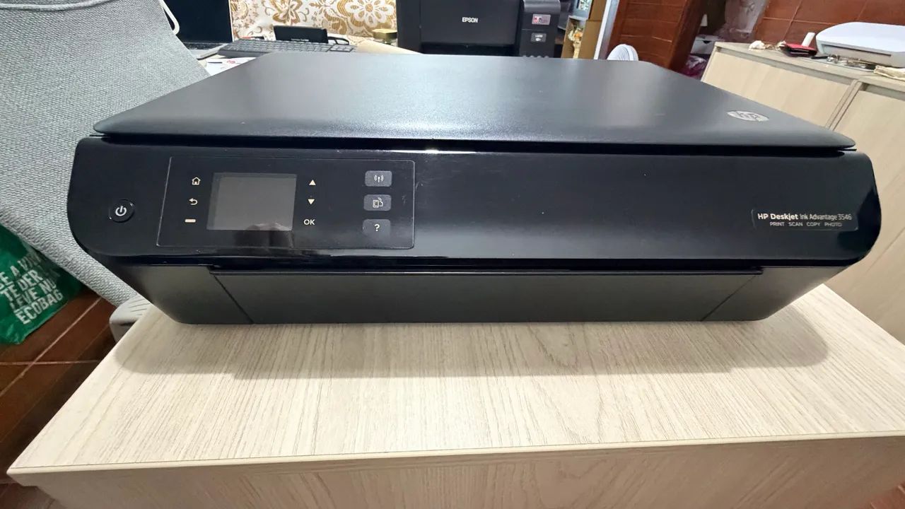 Impressora Deskjet HP 3546 com cartuchos originais - Foto 4