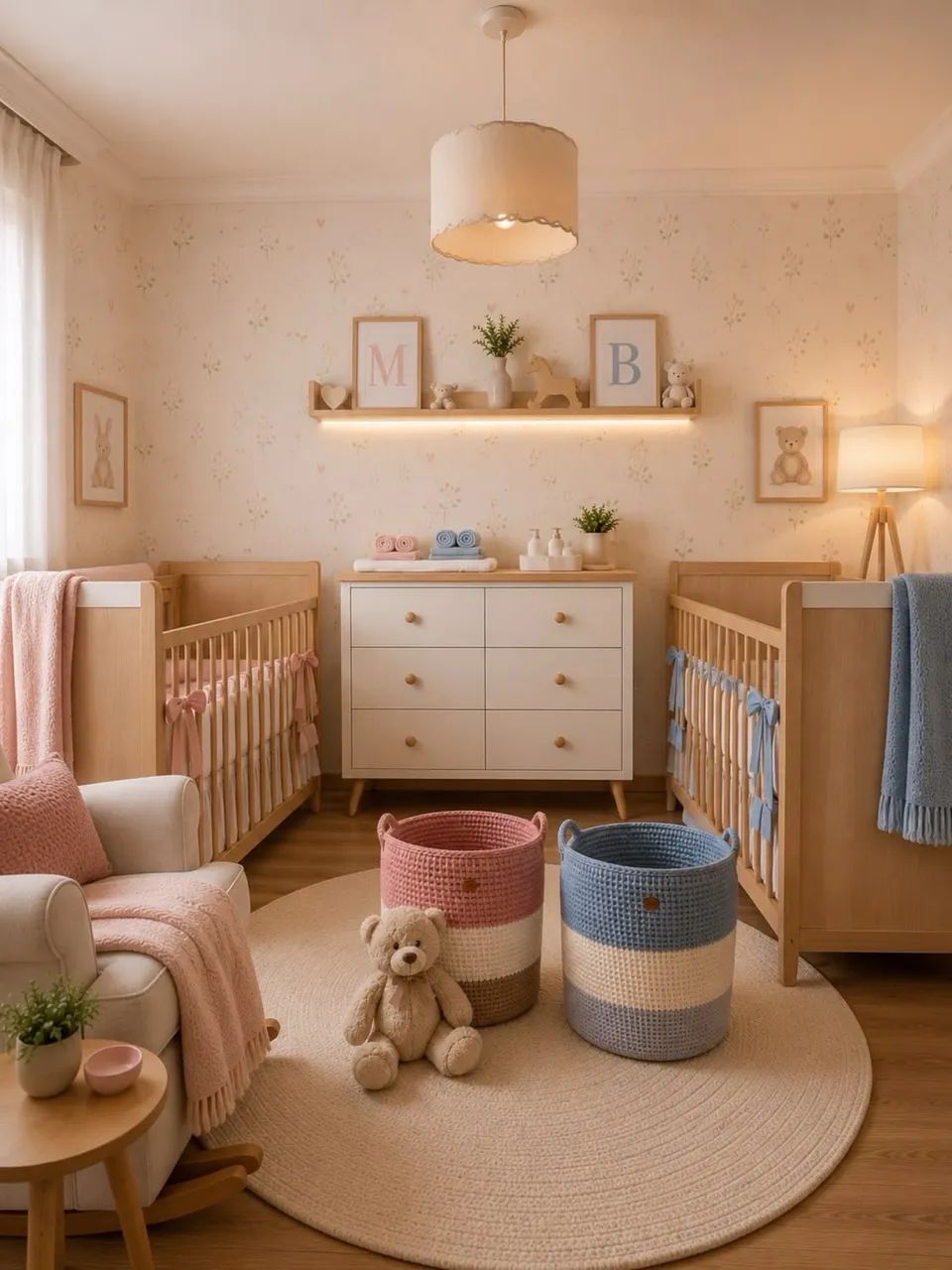Kit de croche para quarto de bebê 