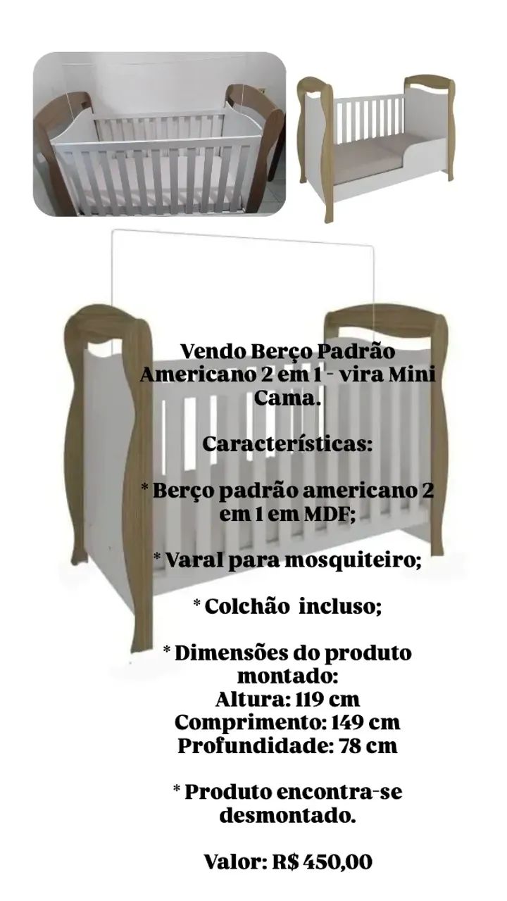 Berço Americano - Foto 3