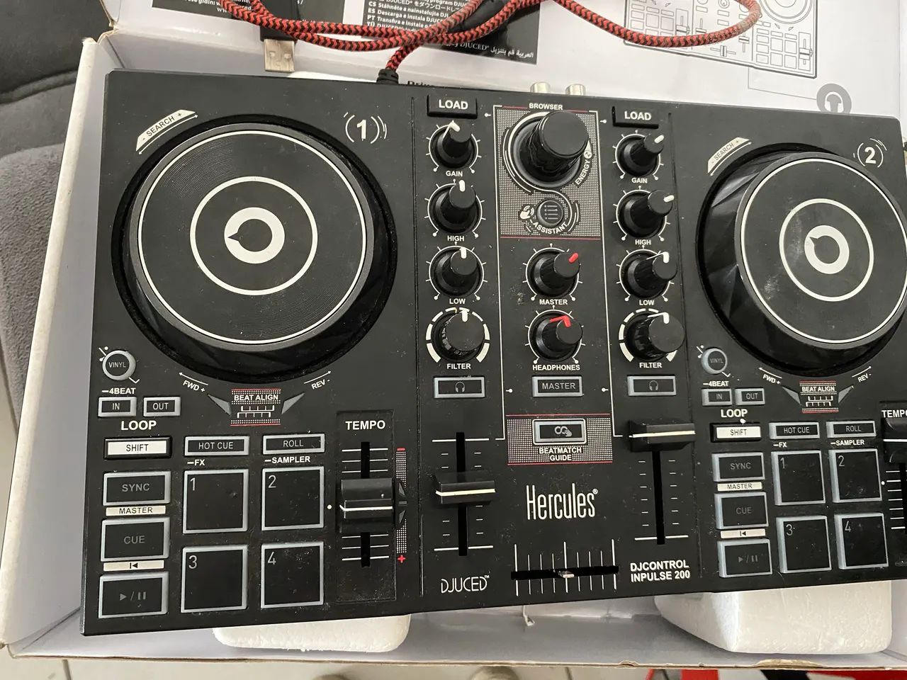 djcontrol inpulse 200 hercules - Foto 4