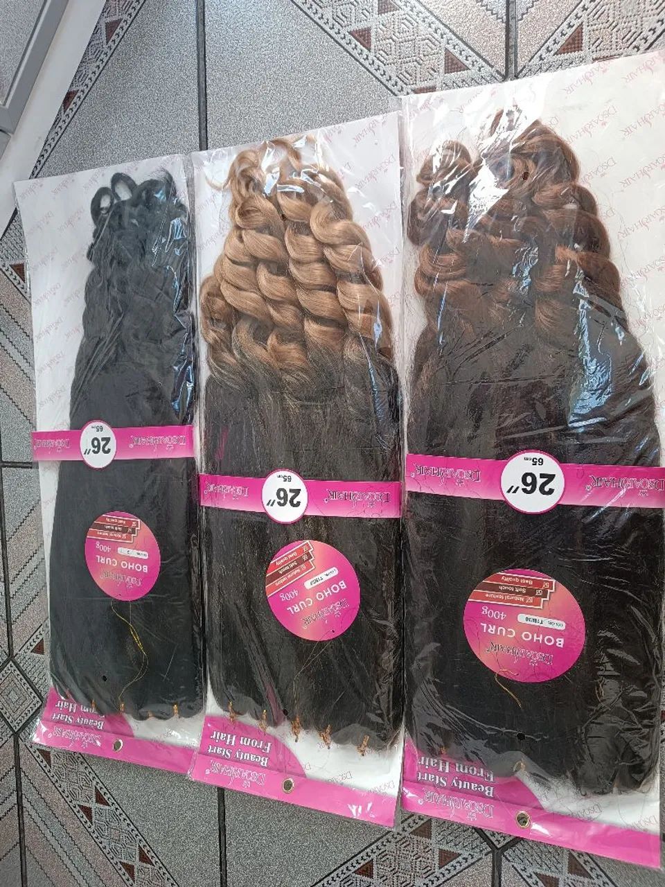 boho curl 400g dsoarhair - Imperdível!