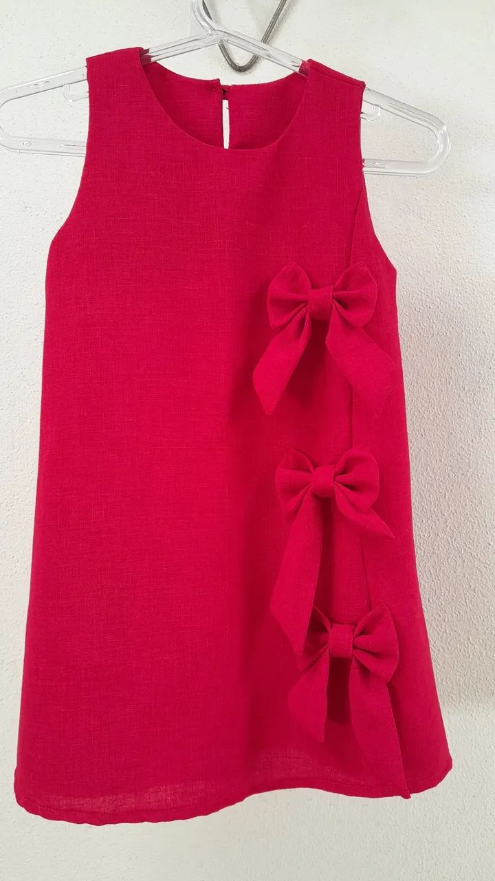 Vestido Infantil Laços