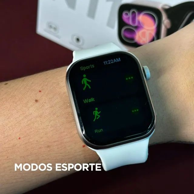 Smartwatch N11 Pro 2.01" Visual Premium, Chamadas Bluetooth e Saúde no Pulso - Foto 2