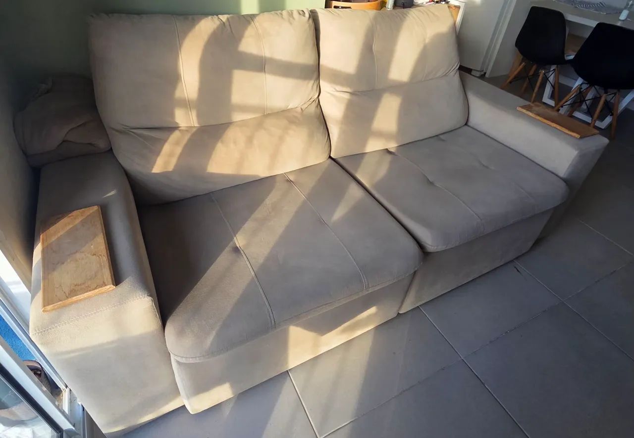 Sofá retratil e reclinavel 3 lugares - Foto 3