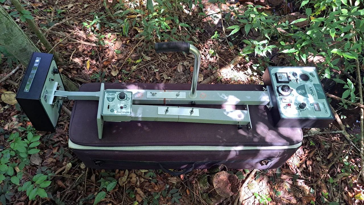 Detector de metal mineoro mp 10 Duas caixas detecta ouro prata cobre diamantes e geodos - Foto 6