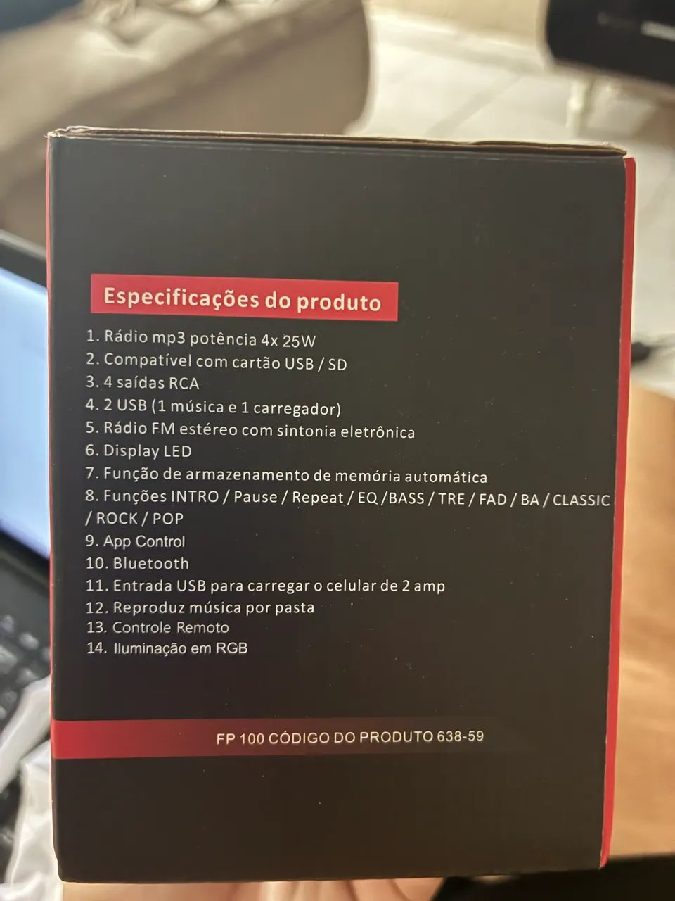 Rádio MP3 para carro  - Foto 4
