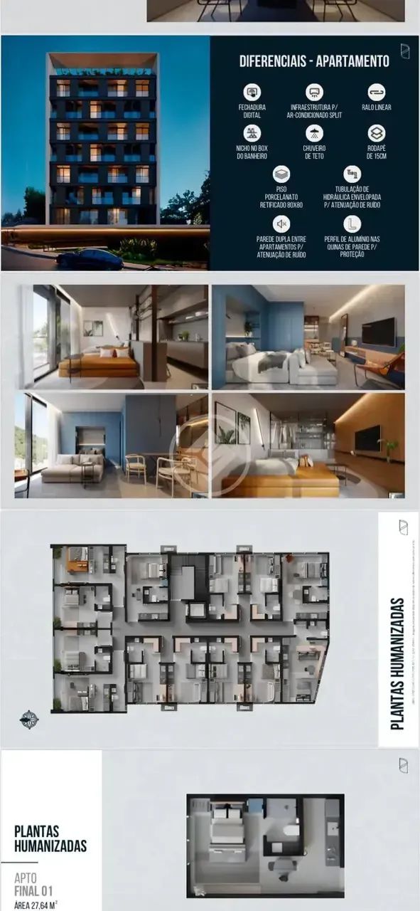 LOFT / STUDIO - STUDIO Urban Residence Lumis CENTRO - Florianópolis - Foto 4