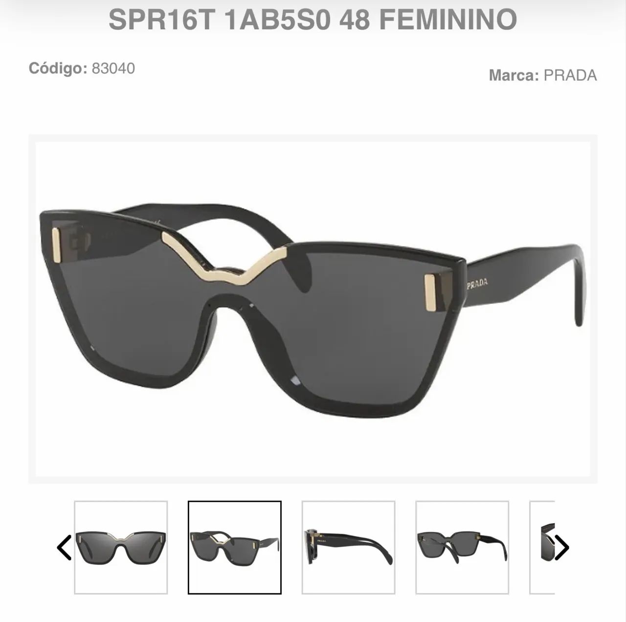 Óculos Prada  - Foto 3