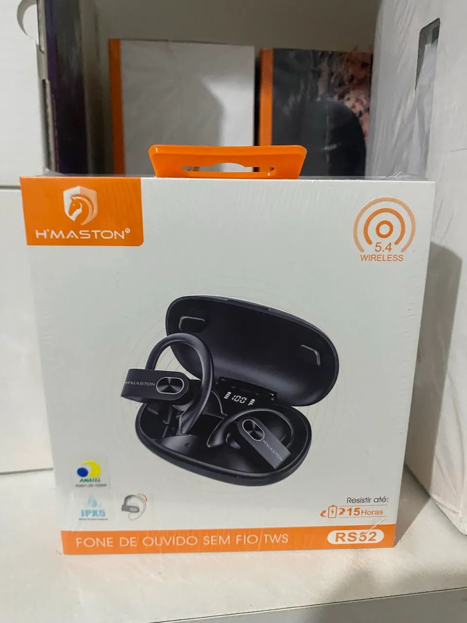 Fone de ouvido via Bluetooth hmaston  - Foto 4
