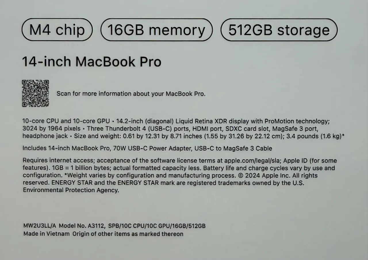 Macbook pro 14 polegadas m4 16gb / 512gb garantia até 07/08/2026 bateria 100% ( 16 / 512 ) - Foto 6
