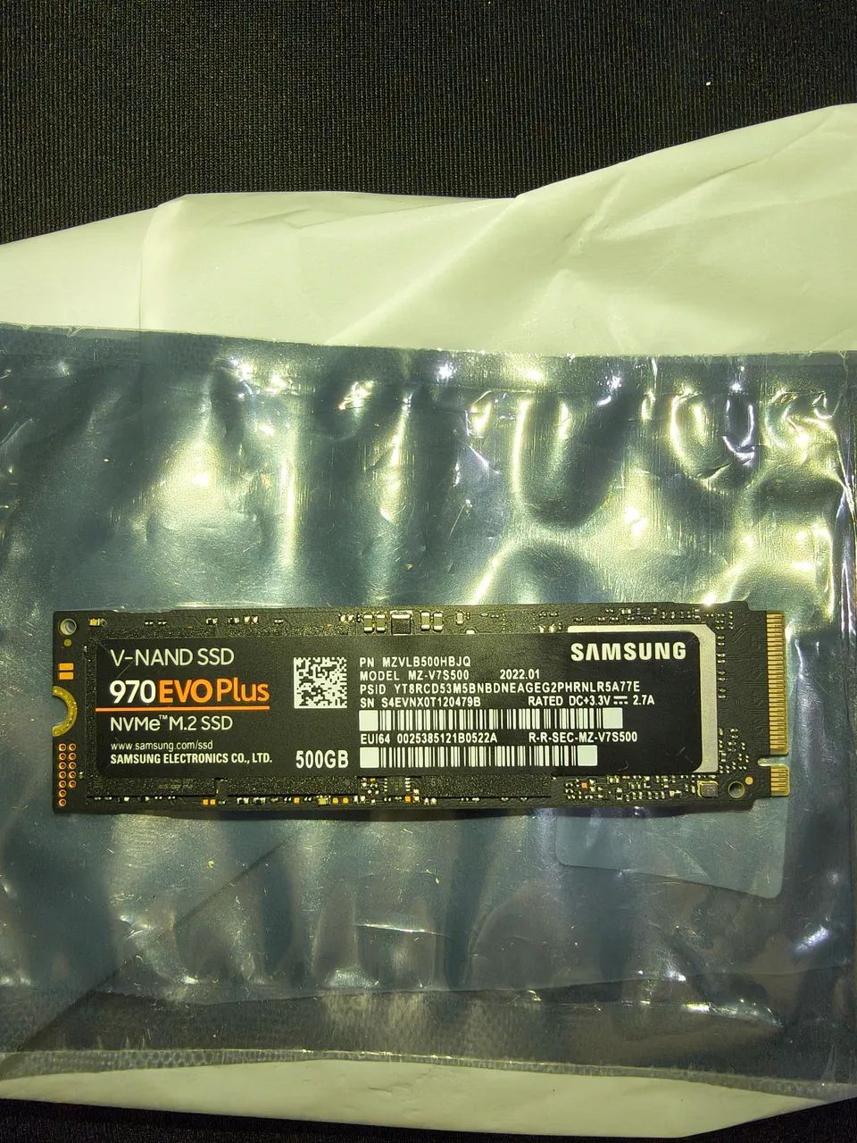 SSD Samsung 970 EVO Plus 500GB NVMe M.2