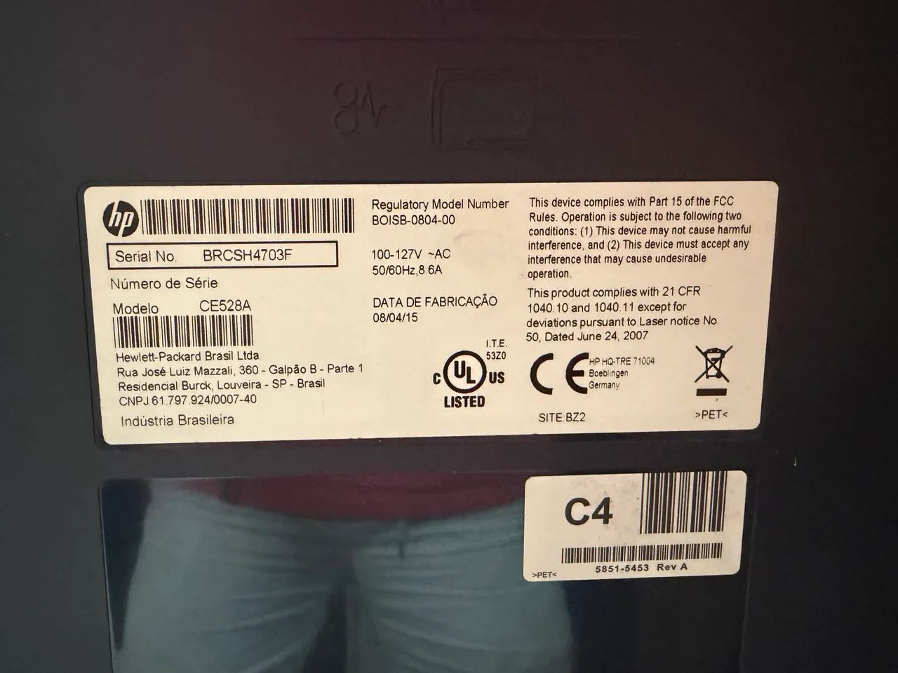 Vendo Impressora HP LaserJet P3015   - Foto 5