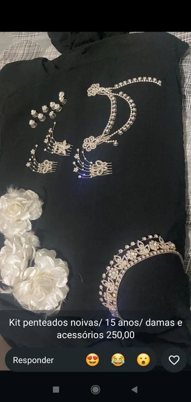 Kit penteados noivas damas e debutantes 