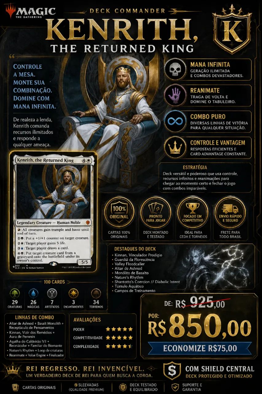 DECK MAGIC COMMANDER KENRITH