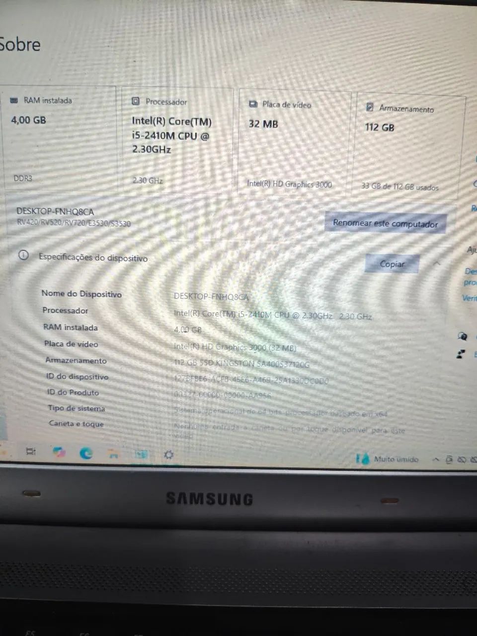 Notebook Samsung Rv420 I5 - Foto 3