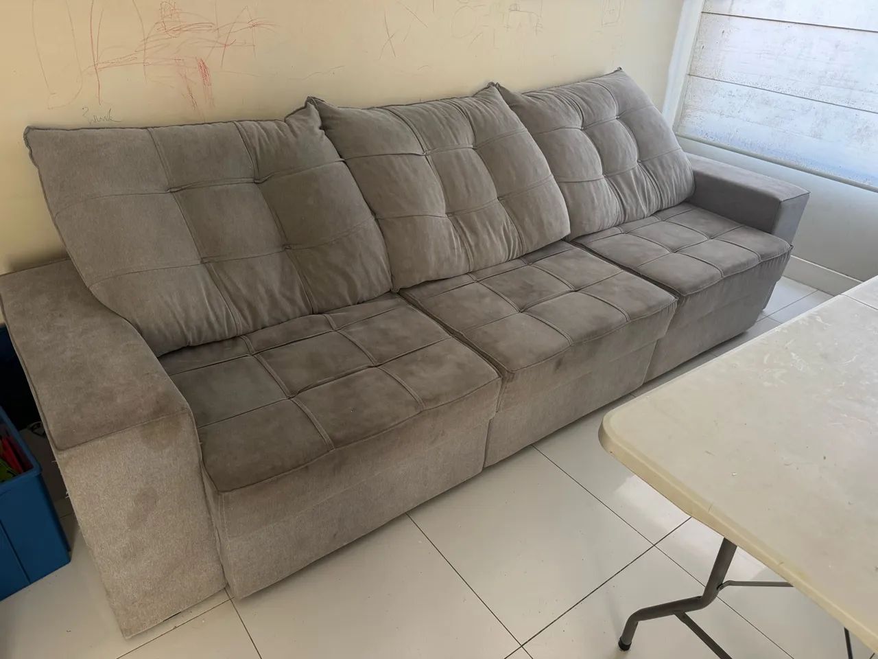 Sofá Retrátil Modular Rincão 2,92m Linho - Foto 3