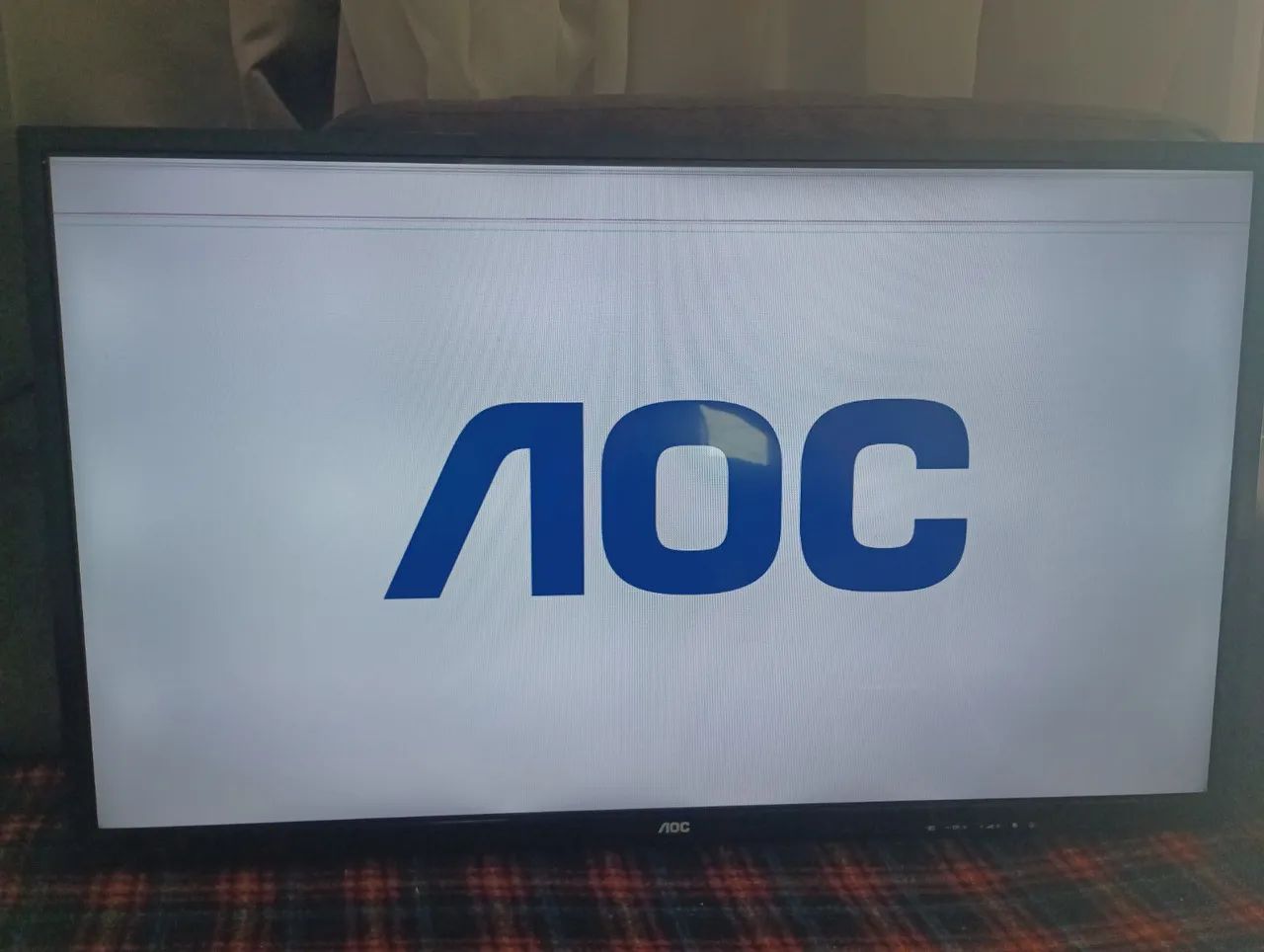 TV AOC 32" LED Funcionando com Defeito na Imagem - Leia a Descrição - Foto 3