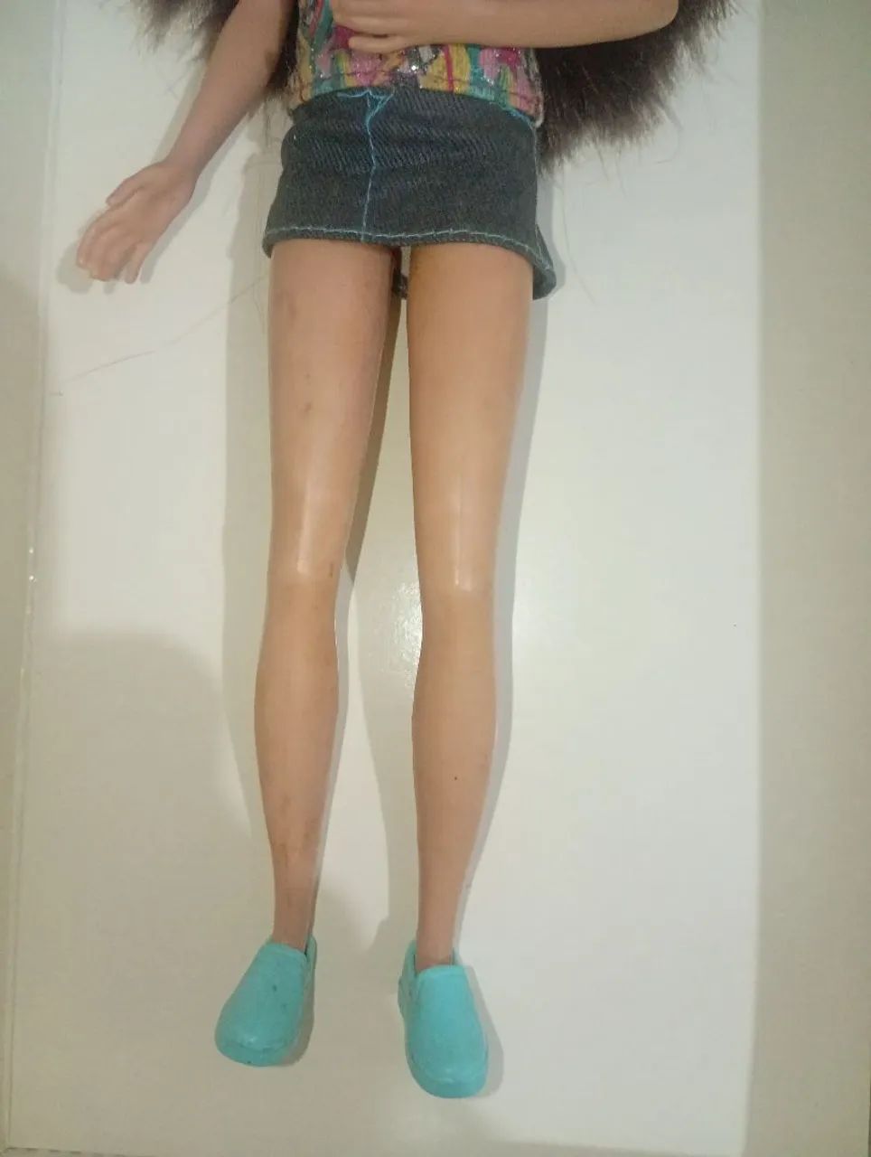 Boneca Skiper com Roupinha e Tênis  Azul  - Foto 3