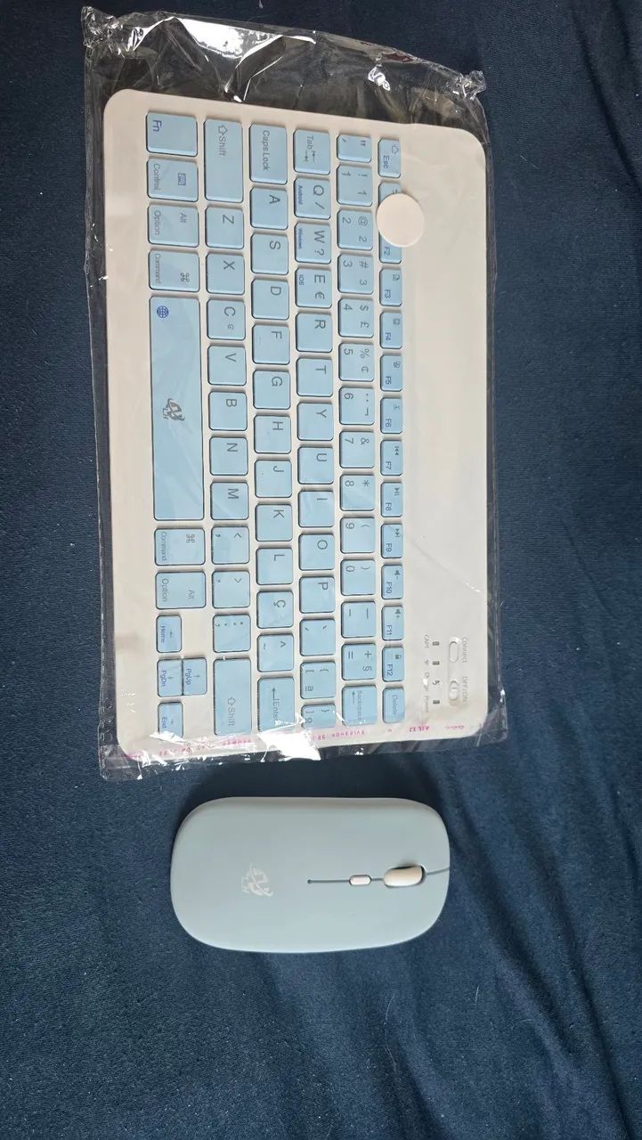 Kit de Mouse e teclado com conexão Bluetooth